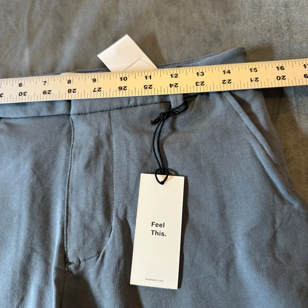 Swet‎ Tailor Mens Everyday Chino Shorts 28 French Grey Stretch Cotton Casual